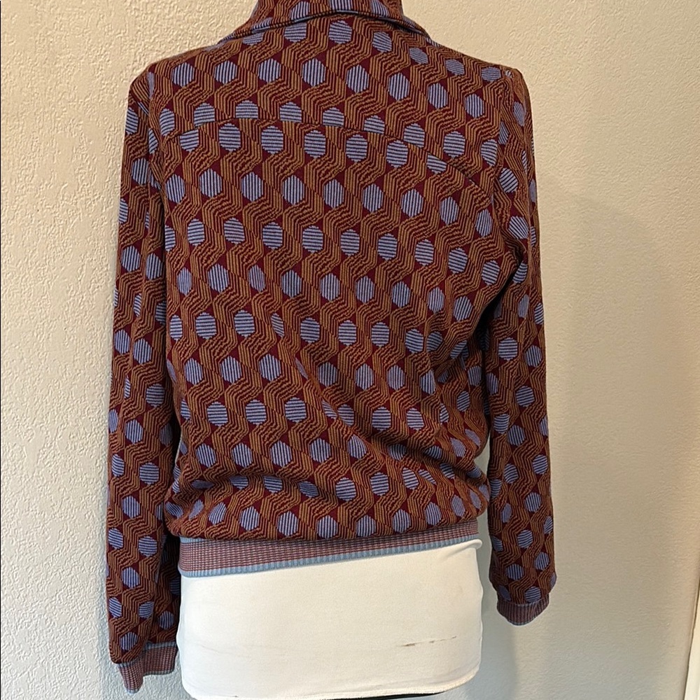 Justmine Geometric Patterned Jacket - Picture 3 of 11